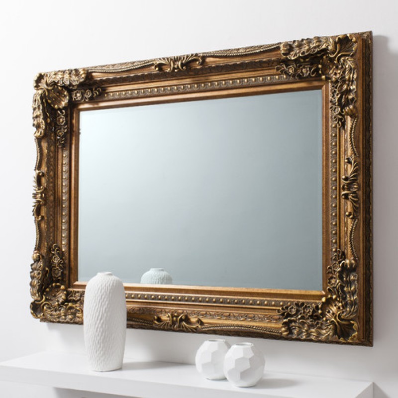 Carved Louis Wall Mirror GOLD